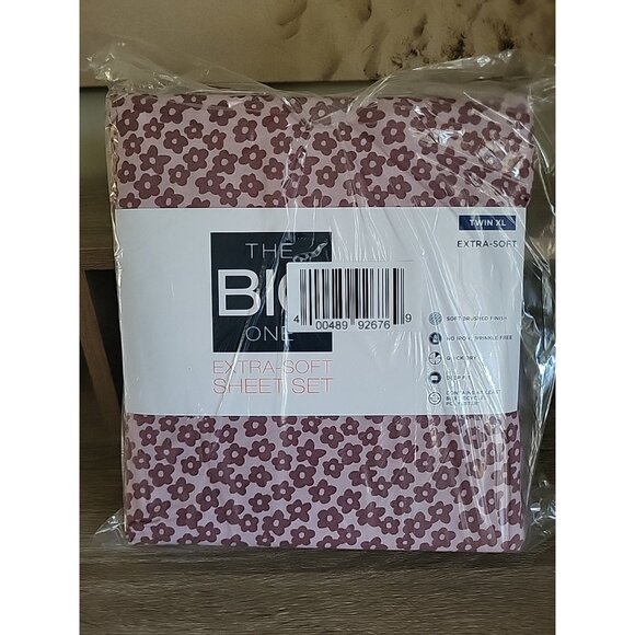 The Big One Extra Soft Sheet Set Size Twin XL Blobby Floral 3 Piece Set - Picture 2 of 5